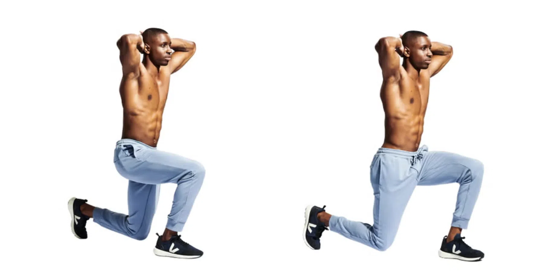Alternate bodyweight lunges